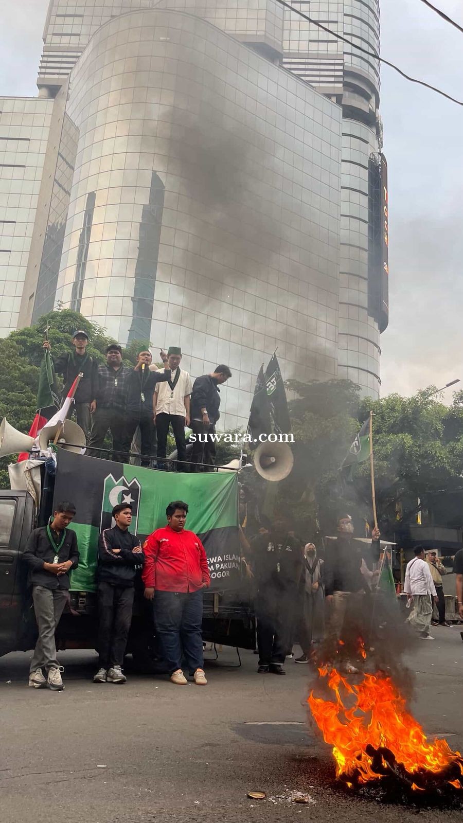 HMI Bogor Geruduk Trans7, Tuntut Reformasi Penyiaran